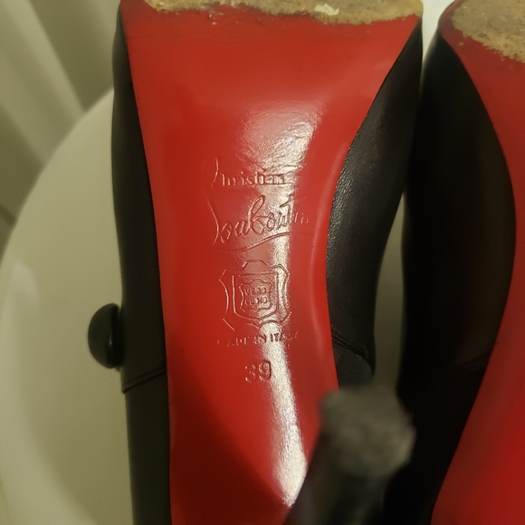Christian Louboutin Black C'est Moi booties. - Picture 9 of 10